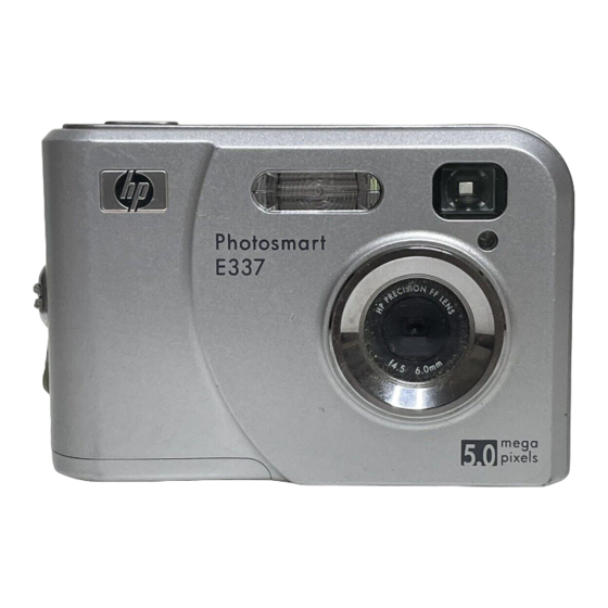 HP Photosmart E330 Série Guide De L'utilisateur