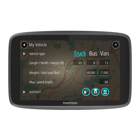 TomTom GO NAVIGATOR Manuel D'utilisation