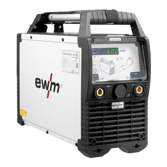 EWM Degauss 600 RT DGS1 Manuel D'utilisation