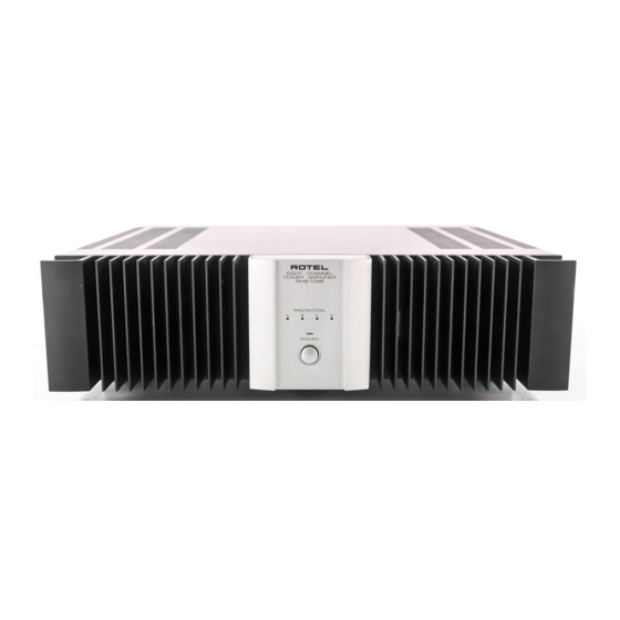 Rotel RMB-1048 Manuel D'utilisation