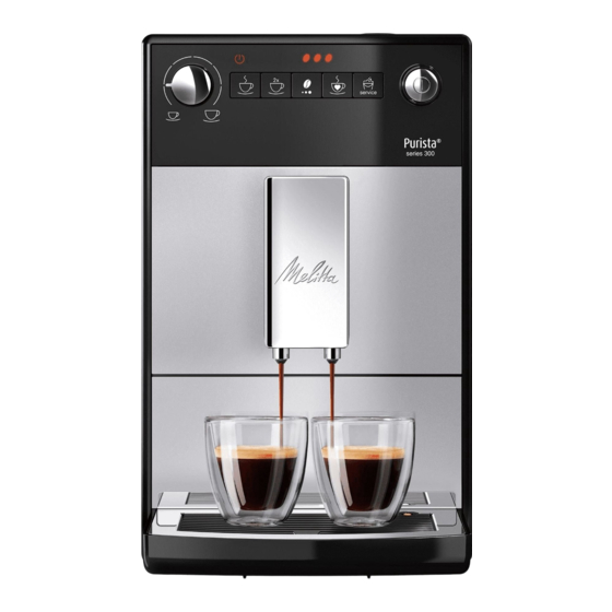 Melitta Purista F230-101 Mode D'emploi