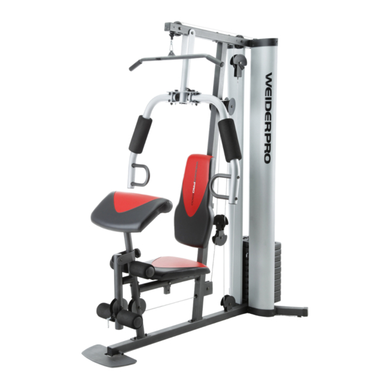 Weider Pro 6900 Manuel De L'utilisateur