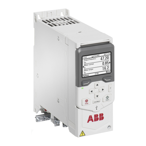 ABB ACS480 Guide D'installation Et De Mise En Route