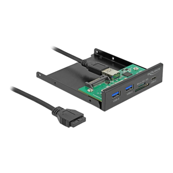 DeLOCK 64058 Mode D'emploi