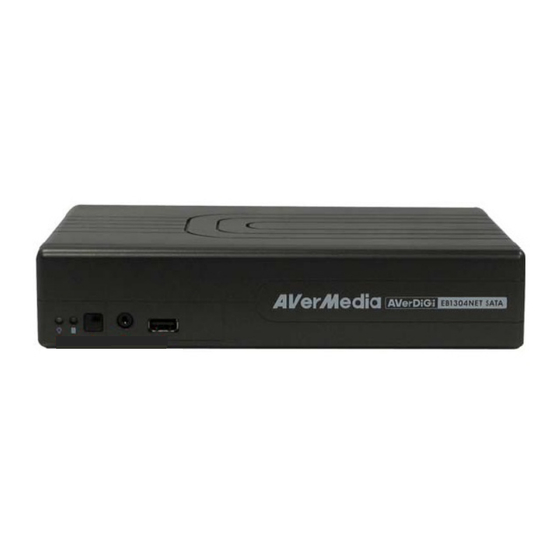 Avermedia AVerDiGi EB1304NET SATA Manuel Utilisateur