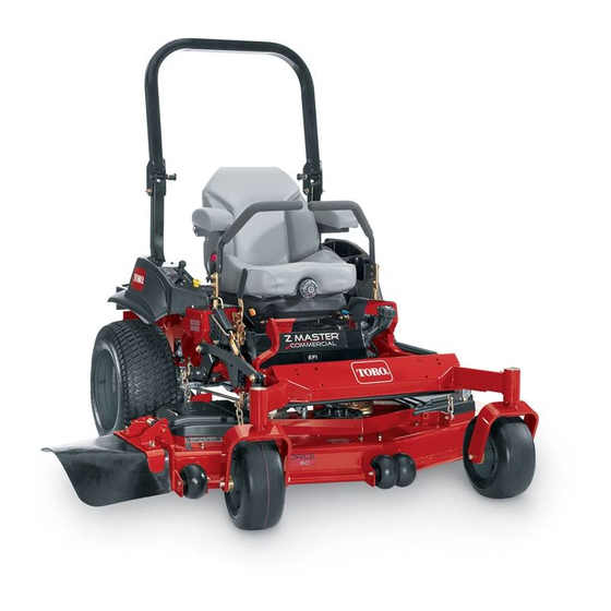 Toro ZMaster Serie Manuel De L'utilisateur