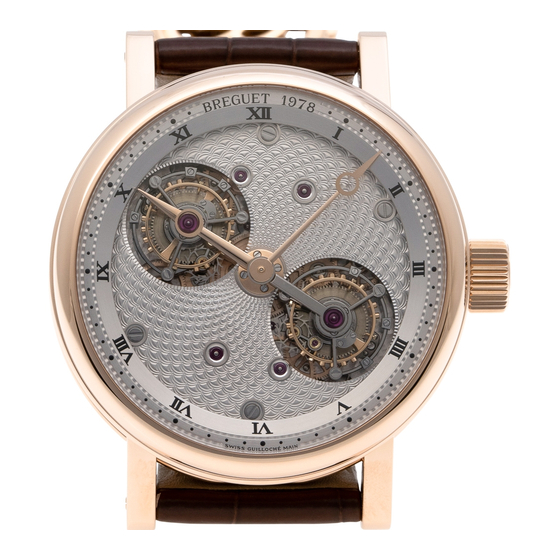 Breguet 5347 Mode D'emploi