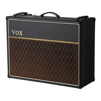Vox AC30C2X Manuel D'utilisation