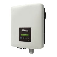 Solax Power X1 Série Manuel D'utilisation