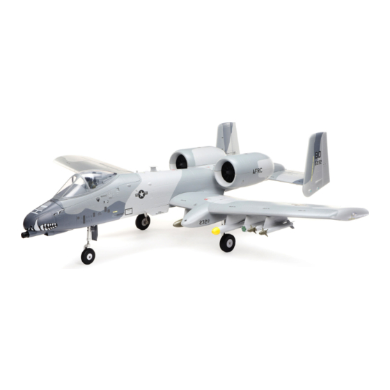 Horizon Hobby E-flite A-10 Thunderbolt II 64mm Twin EDF Manuel D'utilisation