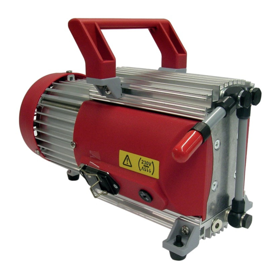 Pfeiffer Vacuum MVP 020-3 AC Manuel De L'utilisateur