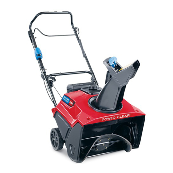 Toro Power Clear 721 QZE Manuel De L'utilisateur