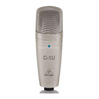 Behringer C-1U Manuel D'utilisation