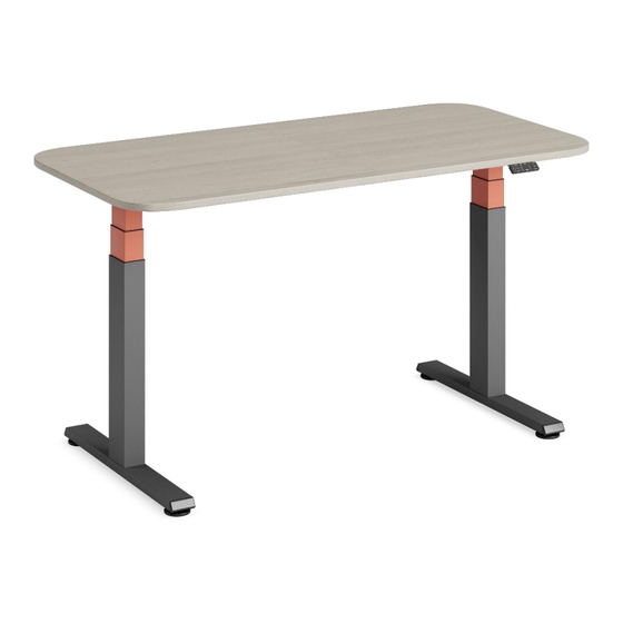 Steelcase Solo Sit-to-Stand Desk Mode D'emploi Succinct