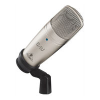 Behringer C-1U Manuel D'utilisation