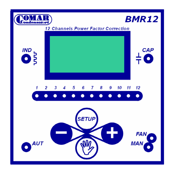 Comar Condensatori BMR Serie Instructions D'installation Et D'utilisation