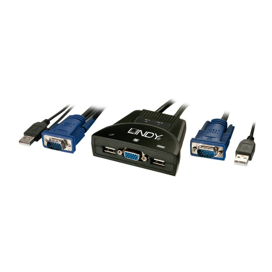 Lindy KVM Switch Classic Manuel Utilisateur