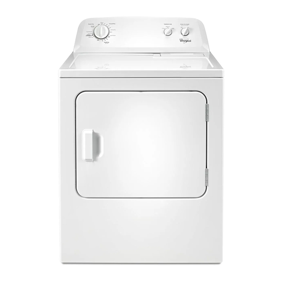 Whirlpool WED4985EW Guide D'utilisation Et D'entretien
