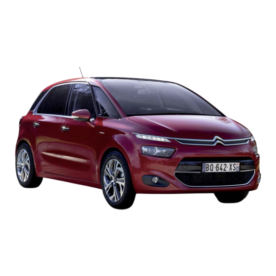 CITROEN C4 PICASSO Mode D'emploi