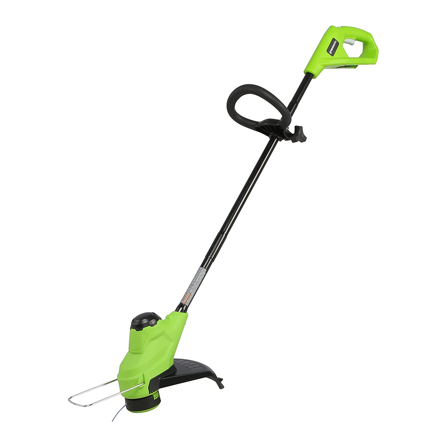 GreenWorks STG308 Manuel Opérateur