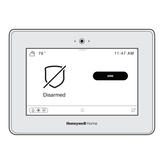 Honeywell Home PROA7PLUS Série Guide D'utilisation Rapide