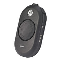 Motorola CLP446 Mode D'emploi