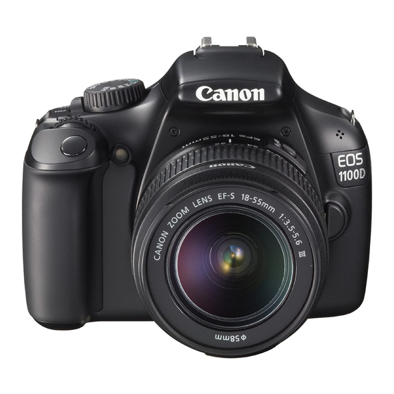 Canon EOS 1100D Mode D'emploi
