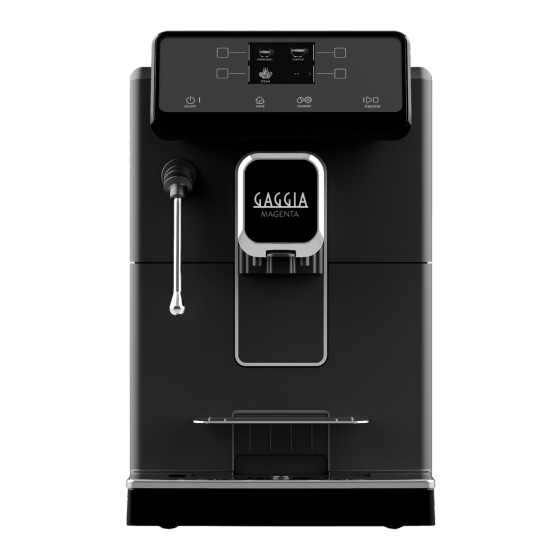 Gaggia Milano MAGENTA PLUS Mode D'emploi