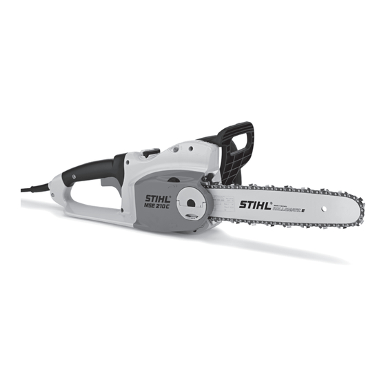 Stihl MSE 210 C Mode D'emploi