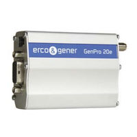 Ercogener GenPro 20e Mode D'emploi