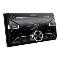 Sony DSX-GS900 Guide D'aide