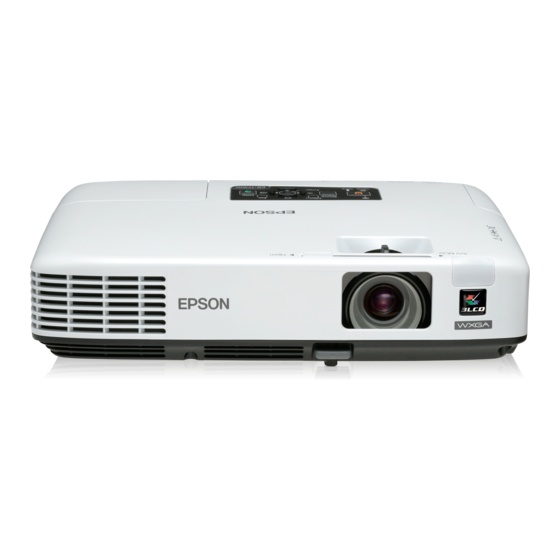 Epson EasyMP EB-1735W Guide D'utilisation