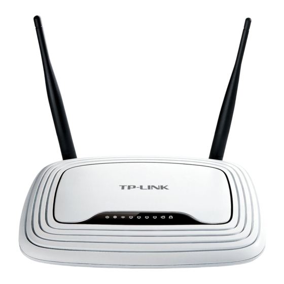 TP-Link TL-WR841N Guide D'installation Rapide