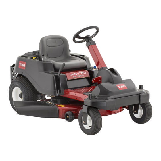 Toro TimeCutter SW 4200 Manuel De L'utilisateur