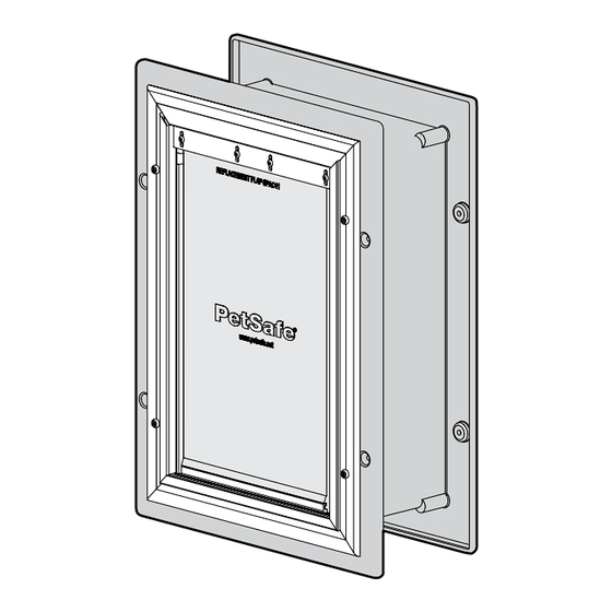 Petsafe Pet Door PPA11-10915 Manuel D'installation