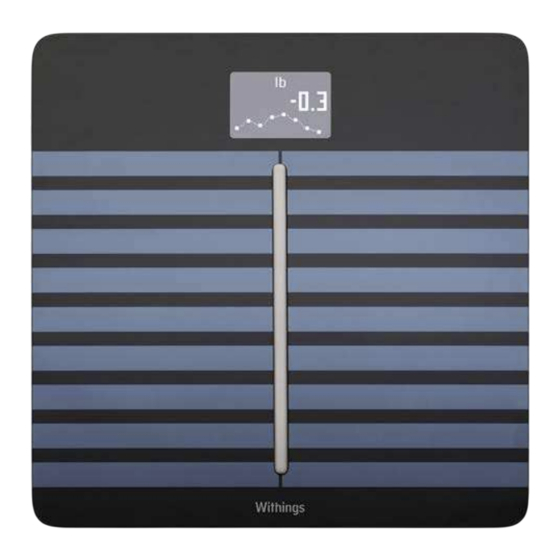 Withings Body Cardio Instructions D'installation Et D'utilisation