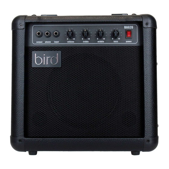 BIRD BA620 Mode D'emploi