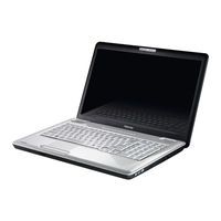 Toshiba L555 Manuel De L'utilisateur