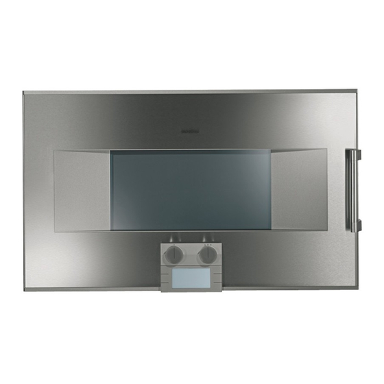 Gaggenau BS 270 1 1 Serie Notice D'utilisation