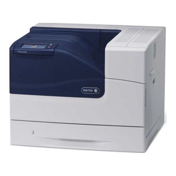 Xerox Phaser 6700 Guide D'utilisation