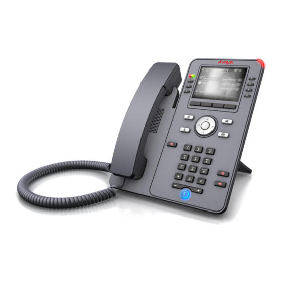 Avaya J100 Guide De L'utilisateur