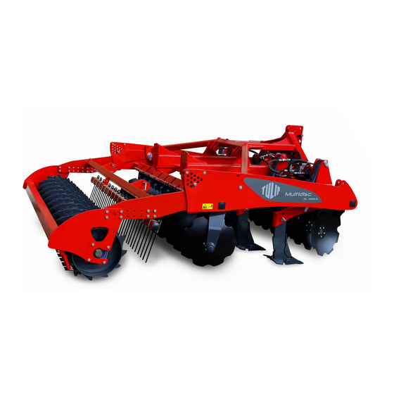 Tulip MULTIDISC XL VARIO Livret De Mise En Route