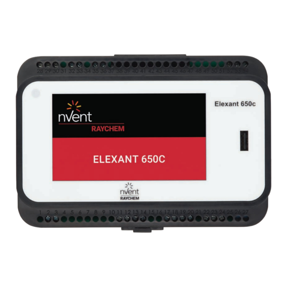 nVent RAYCHEM Elexant 650c Manuel D'instructions