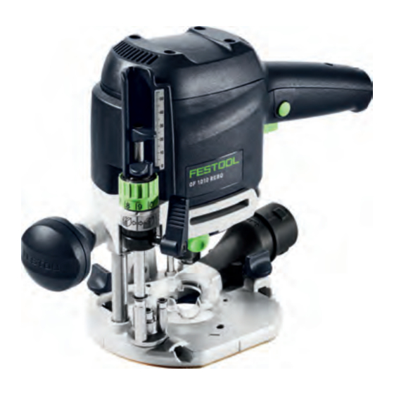 Festool OF 1010 REBQ Notice D'utilisation