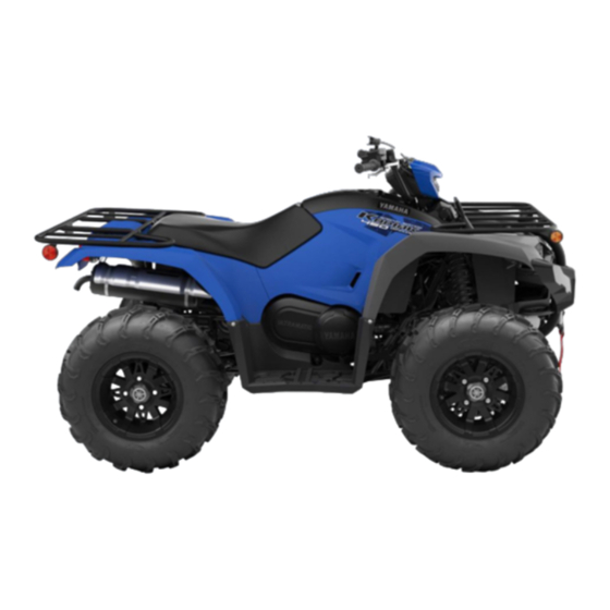 Yamaha Kodiak 450 2019 Manuels