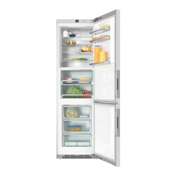 Miele KFN 29483 D edt/cs Mode D'emploi Et Instructions De Montage