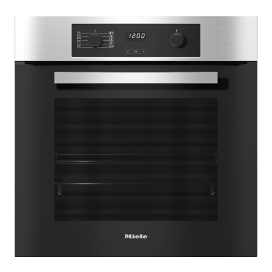 Miele H 2265-1 B Mode D'emploi Et Instructions De Montage