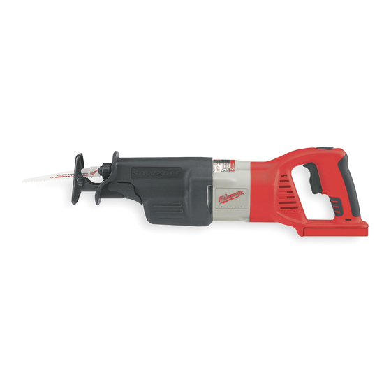 Milwaukee M28 SAWZALL 0719-20 Manuel De L'utilisateur