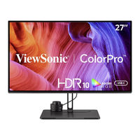 ViewSonic ColorPro VP2786-4K Manuel Utilisateur