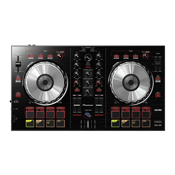 Pioneer DDJ-SB Mode D'emploi